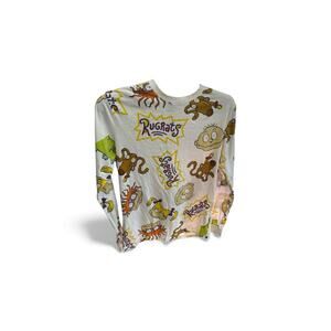 Nickelodeon Rugrats Graphic Long Sleeve All Over Print Characters Size Medium